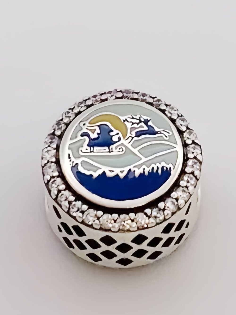 Pandora Sleigh Great Smoky Mountains Charm ALE S925 Sterling Silver